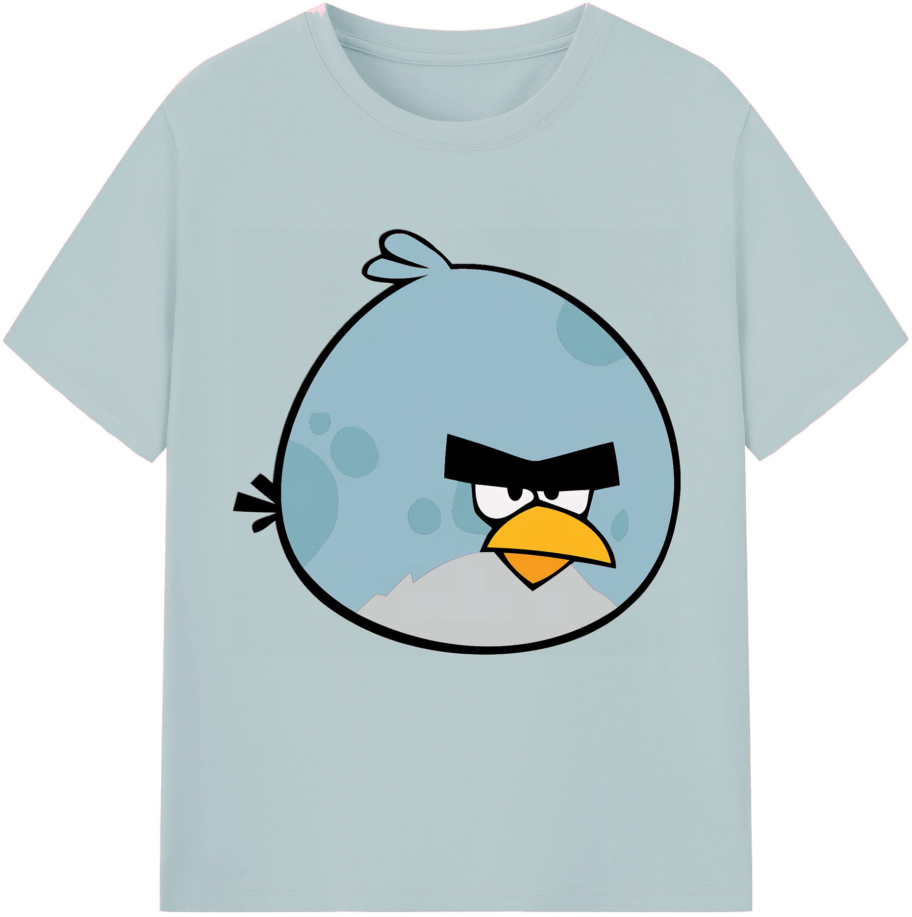 （画像用） Angry Birds アングリーバード 綿100％半袖Tシャツ（フロントプリント）